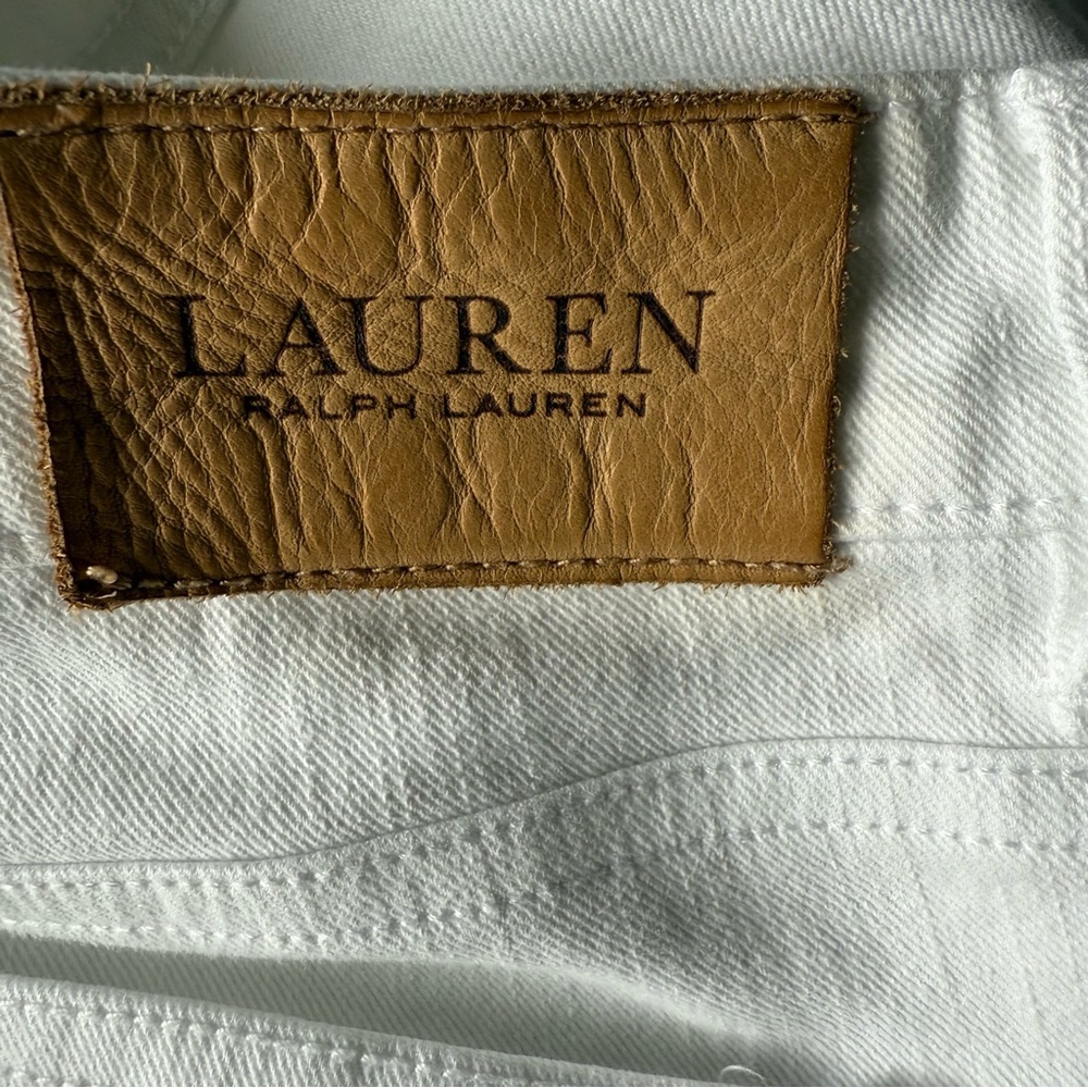 Lauren Ralph Lauren Modern Straight Curvy White Pants size‎ 10 - Picture 9 of 14